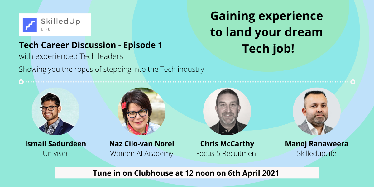 SkilledUp Life Clubhouse Event